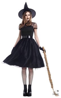Costume sorcière noir taille l/xl