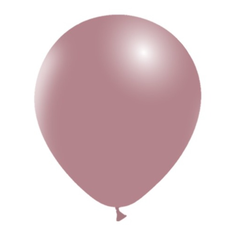 Ballons latex vintage rose ( paquet de 50 ballons)