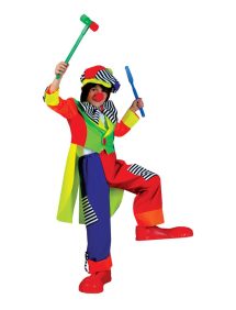 Déguisement clown garçon  fluo- taille 140
