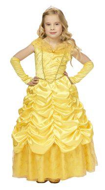 Déguisement princesse jaune fleur ( taille 10 ans)