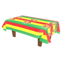 Nappe rouge jaune vert