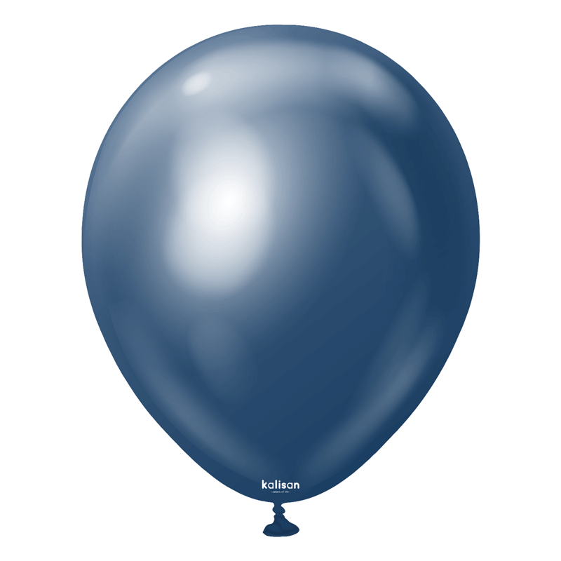 Ballons navy miroir ( paquet de 50 ballons)