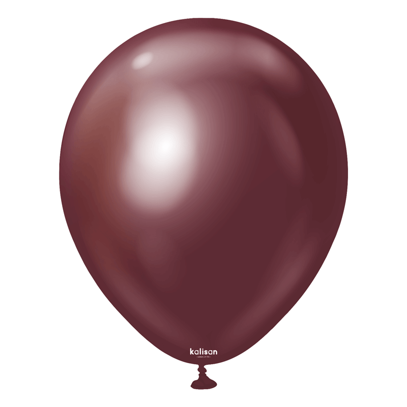 Ballons bordeaux miroir ( paquet de 50 ballons)