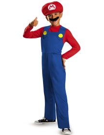 Costume super mario - taille 10-12 ans
