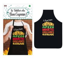 Tablier homme " copains, brochettes"