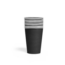 Gobelet carton noir