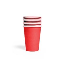 Gobelet carton rouge