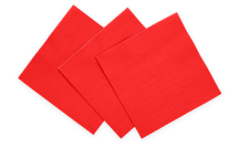 Serviette papier rouge