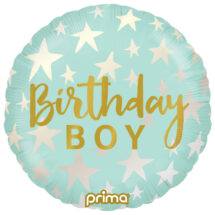 Sachet d'un ballon aluminium ( 45cm) joyeux anniversaire boy
