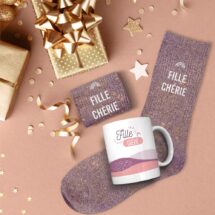 Coffret Mug Chaussettes fille cherie