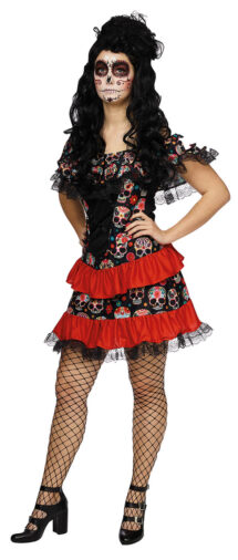 Costume day of the dead lady- taille 36