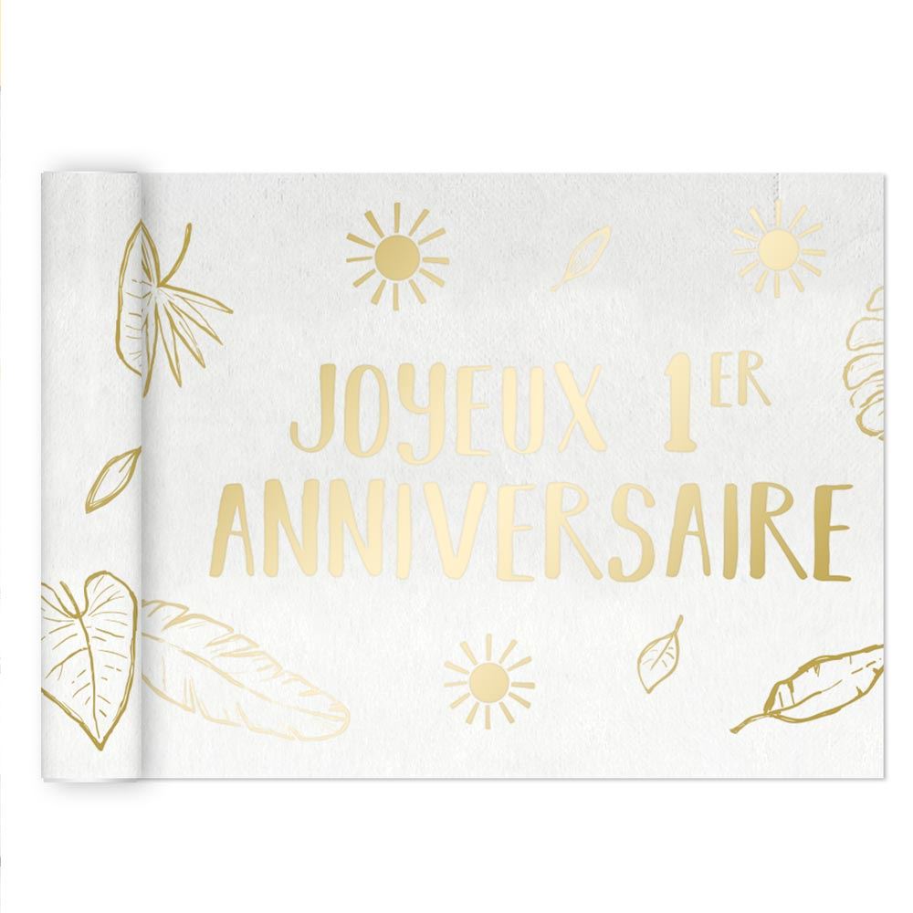 Chemin de table 1er anniversaire