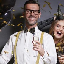 Pack noeud papillon+ bretelles bonne année