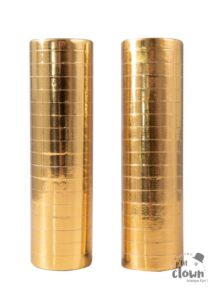 Rouleaux de serpentins or