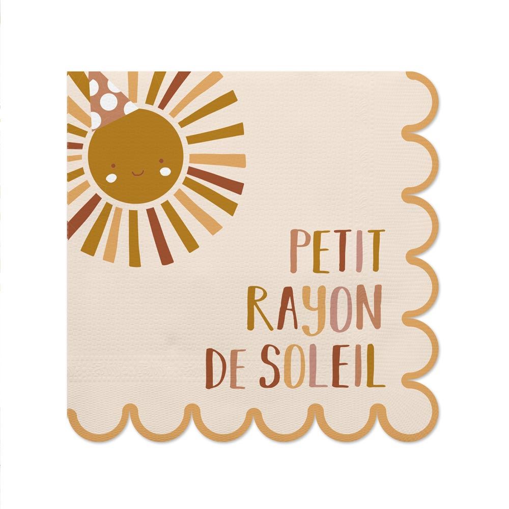 Serviettes 1er anniversaire