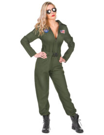 Déguisement pilote avion femme - taille L