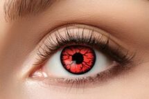 Lentilles fantaisie electro red