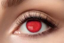 Lentilles fantaisie red screen