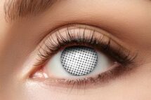 Lentilles fantaisie white screen