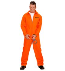 Déguisement prisonnier orange- taille l
