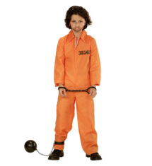 Déguisement prisonnier orange- taille 128