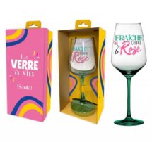Verre à vin girly et son coffret