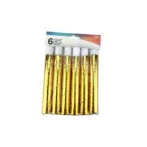 Sachet de 6 sarbacanes or