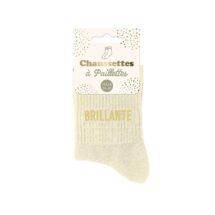 Chaussette paillettes brillantes
