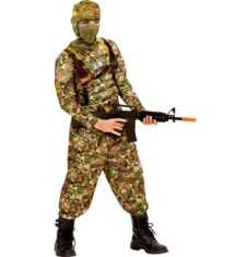 Deguisement-militaire -taille 10 ans