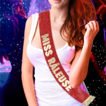 Echarpe à paillette miss raleuse