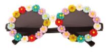 Lunette hippie fleur multi