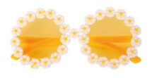 Lunette hippie fleur