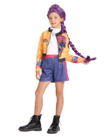 Déguisement Chasseuse de démon Kpop en short fille - taille 10-12 ans