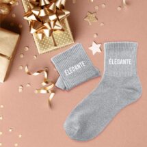 Chaussettes paillettes elegante
