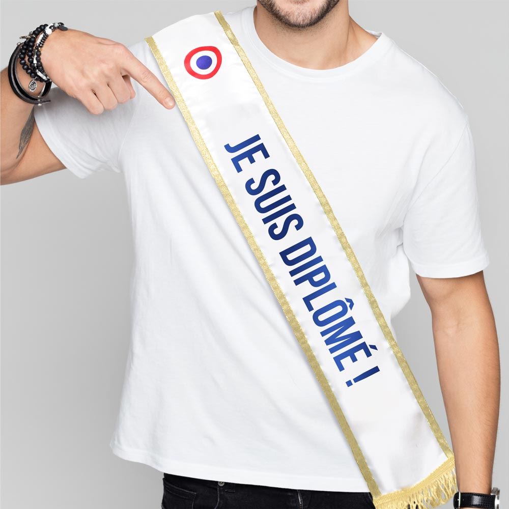 Echarpe je suis diplomé