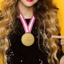 Medaille d'or d'une super diplomée