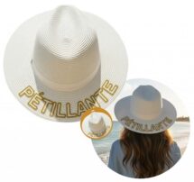 Chapeau estival pétillante