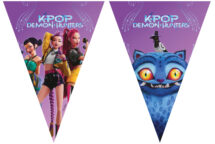 Guirlande drapeau K-pop demon hunters