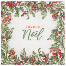 Serviette joyeux noël