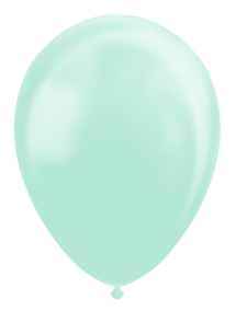 Sachet de 50 ballons latex pastel menthe ( 30 cm)