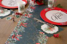 Chemin de table jolis rubans