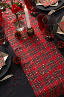 Chemin de table tartan