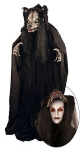 Décoration loup - lady - 170 cm animée