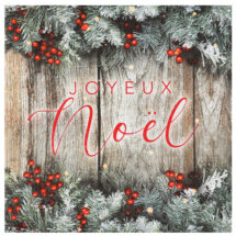 Serviette joyeux noël