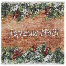 Serviette joyeux noël