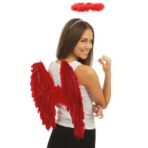 Auréole d'ange rouge