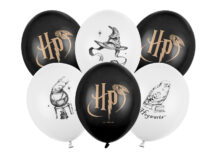 Ballons Strong Harry Potter avec impression, blanc-noir