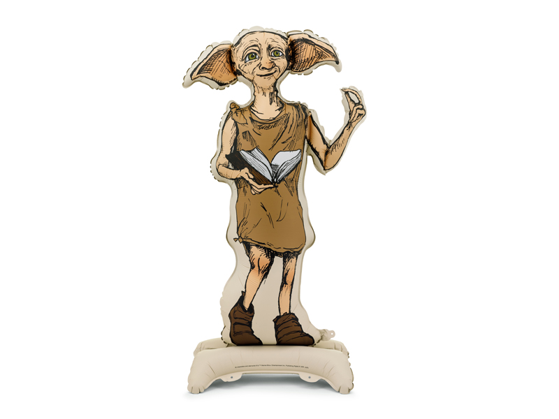 Ballon aluminium sur pied Harry Potter Dobby, 54x105 cm, beige