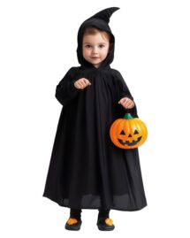 Déguisement sorcière noir( taille 5-6 ans)